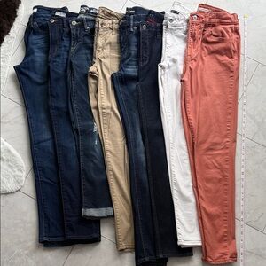 Women's Jeans LOT  Kancan, Denizen, Levi’s, White Label, American Eagle sz 26